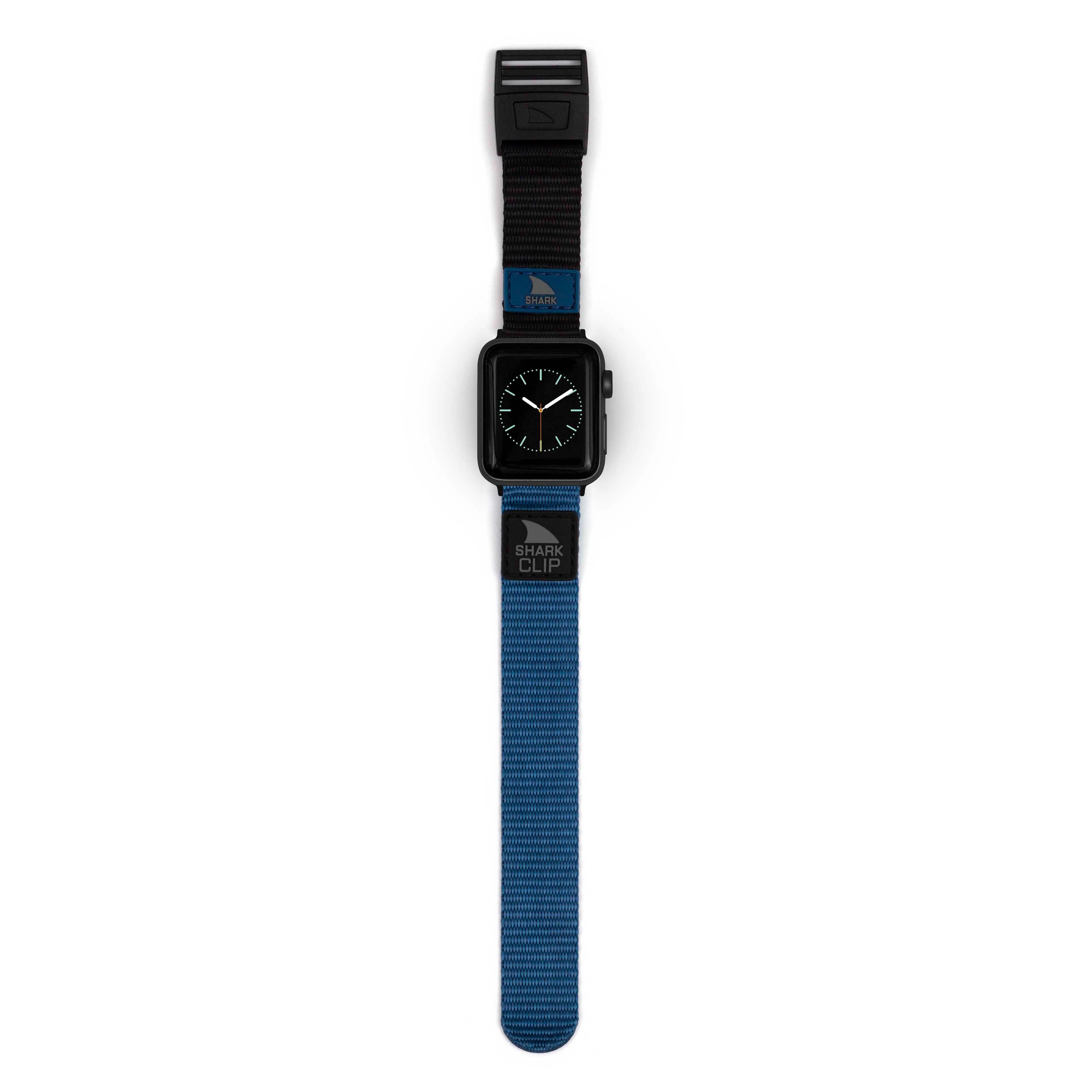 APPLE WATCH™ CLIP STRAP ROYAL BLUE/BLACK - Image 5