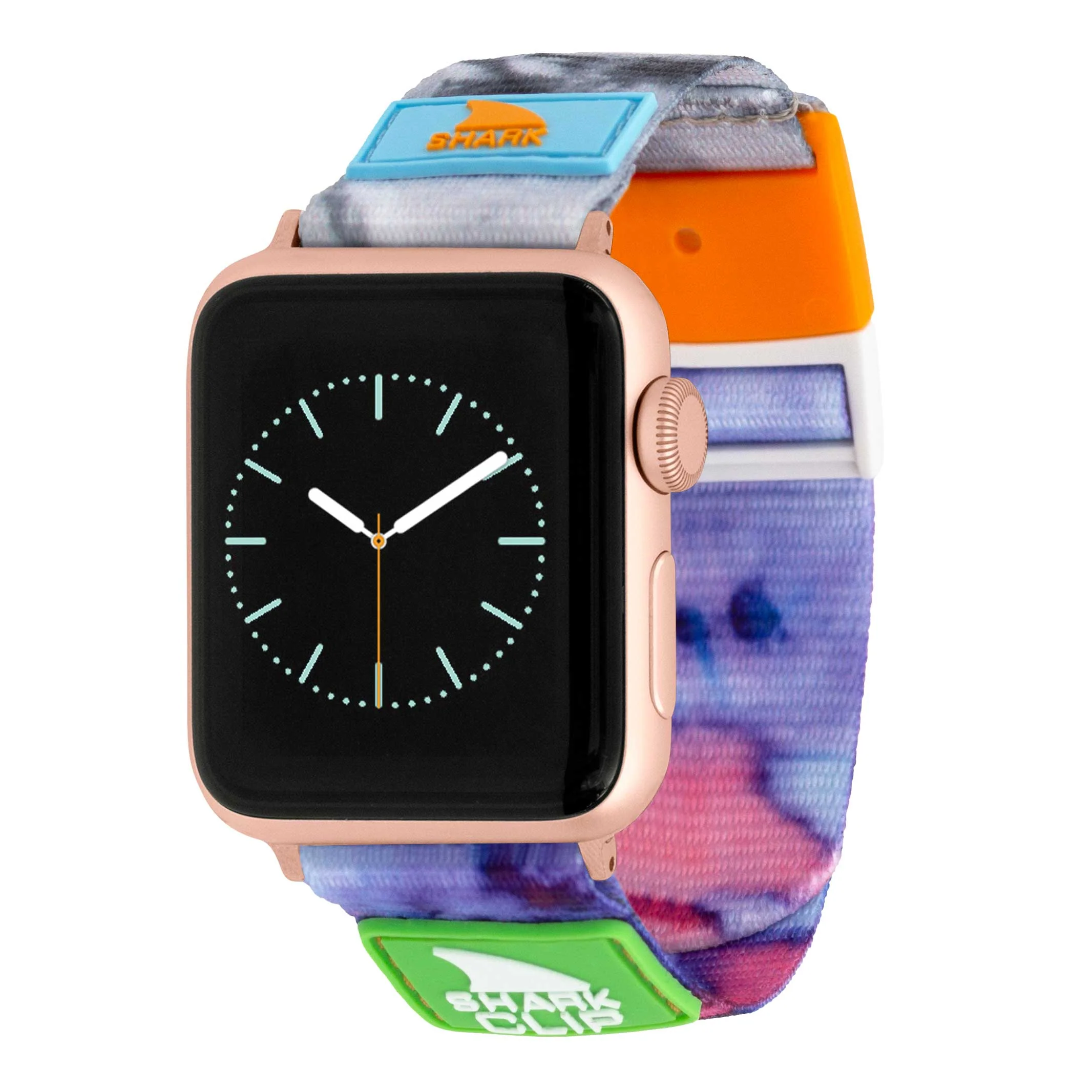 APPLE WATCH™ CLIP STRAP TIE DYE MAGENTA/BLUE - Image 3