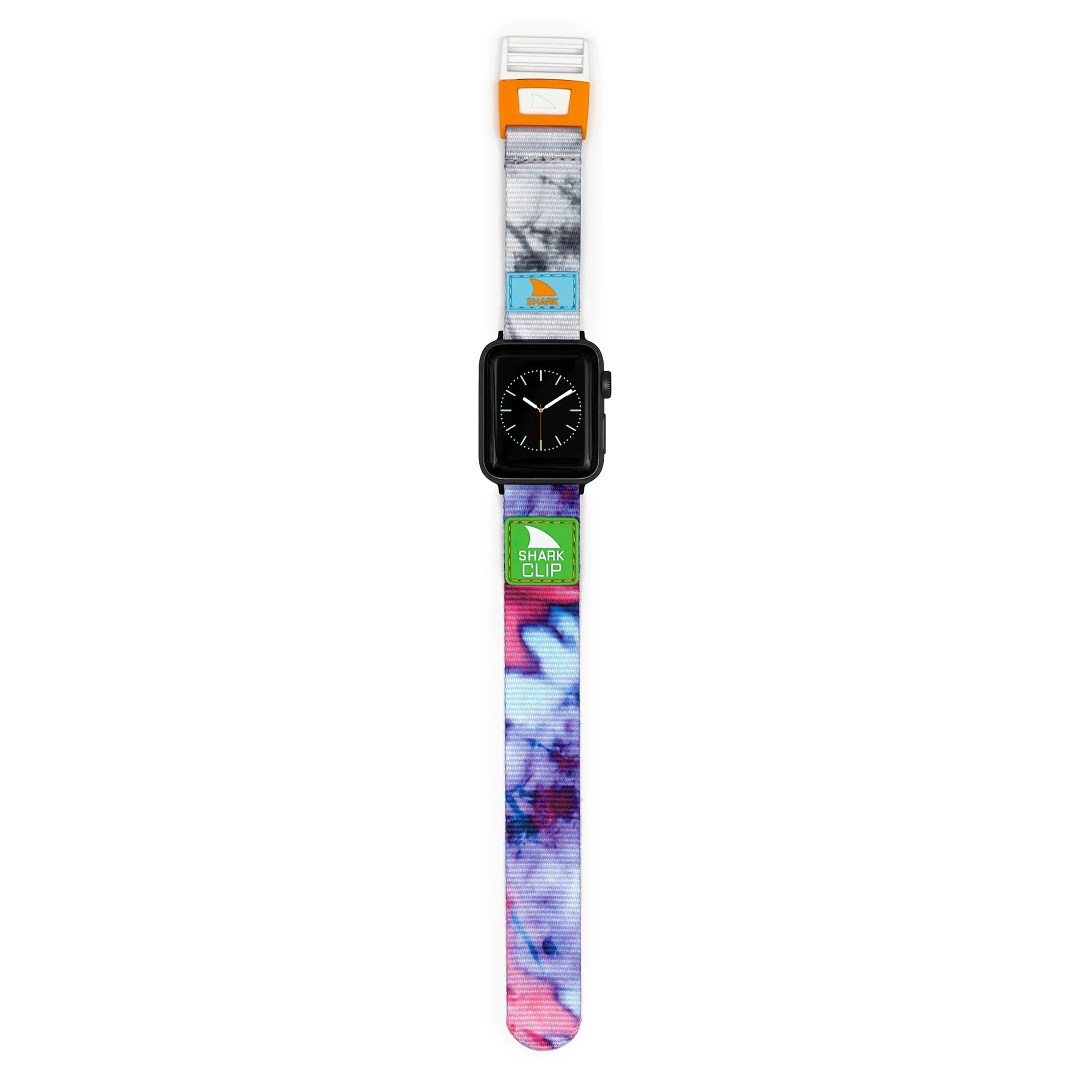 APPLE WATCH™ CLIP STRAP TIE DYE MAGENTA/BLUE - Image 5