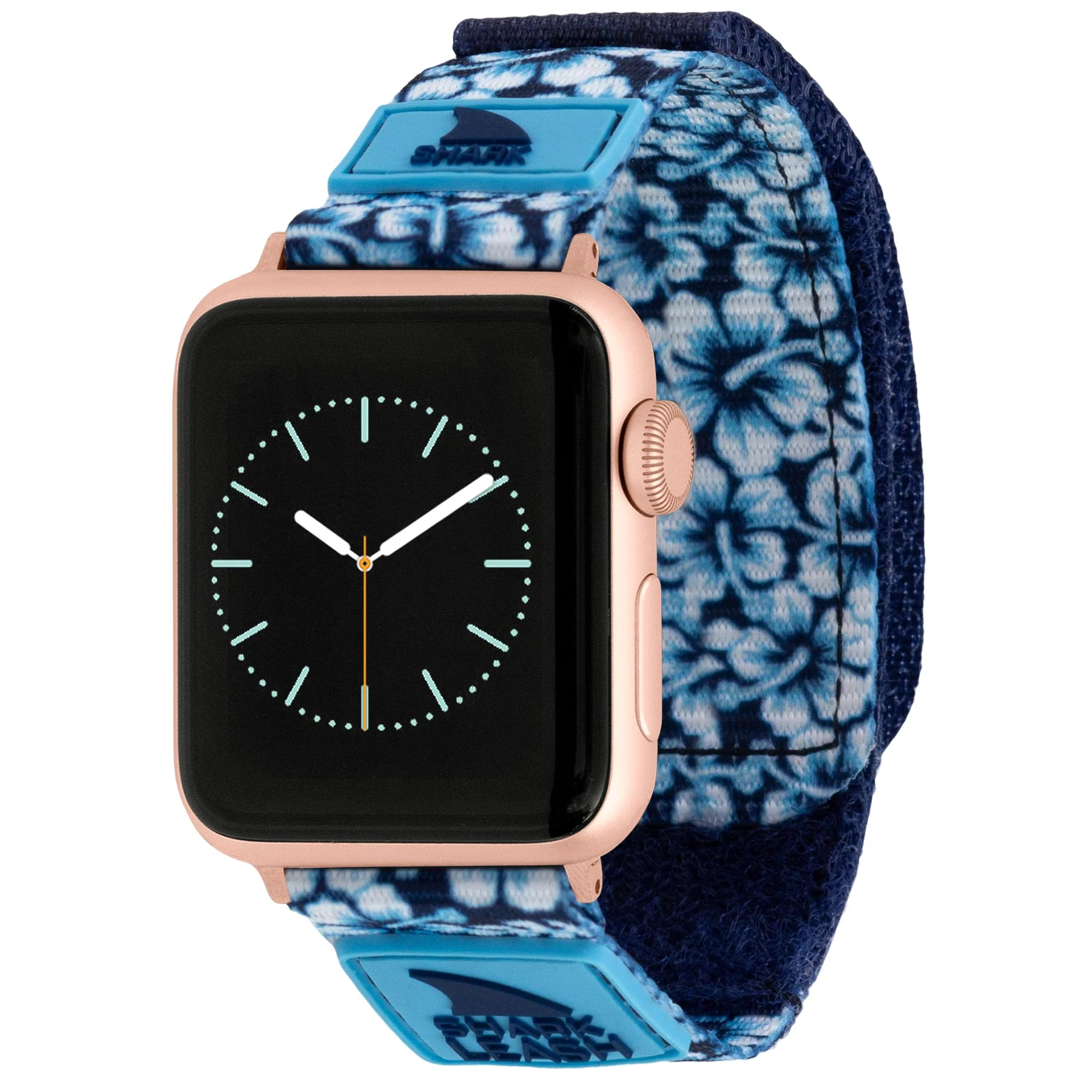 APPLE WATCH™ LEASH STRAP BLUE HIBISCUS - Image 3