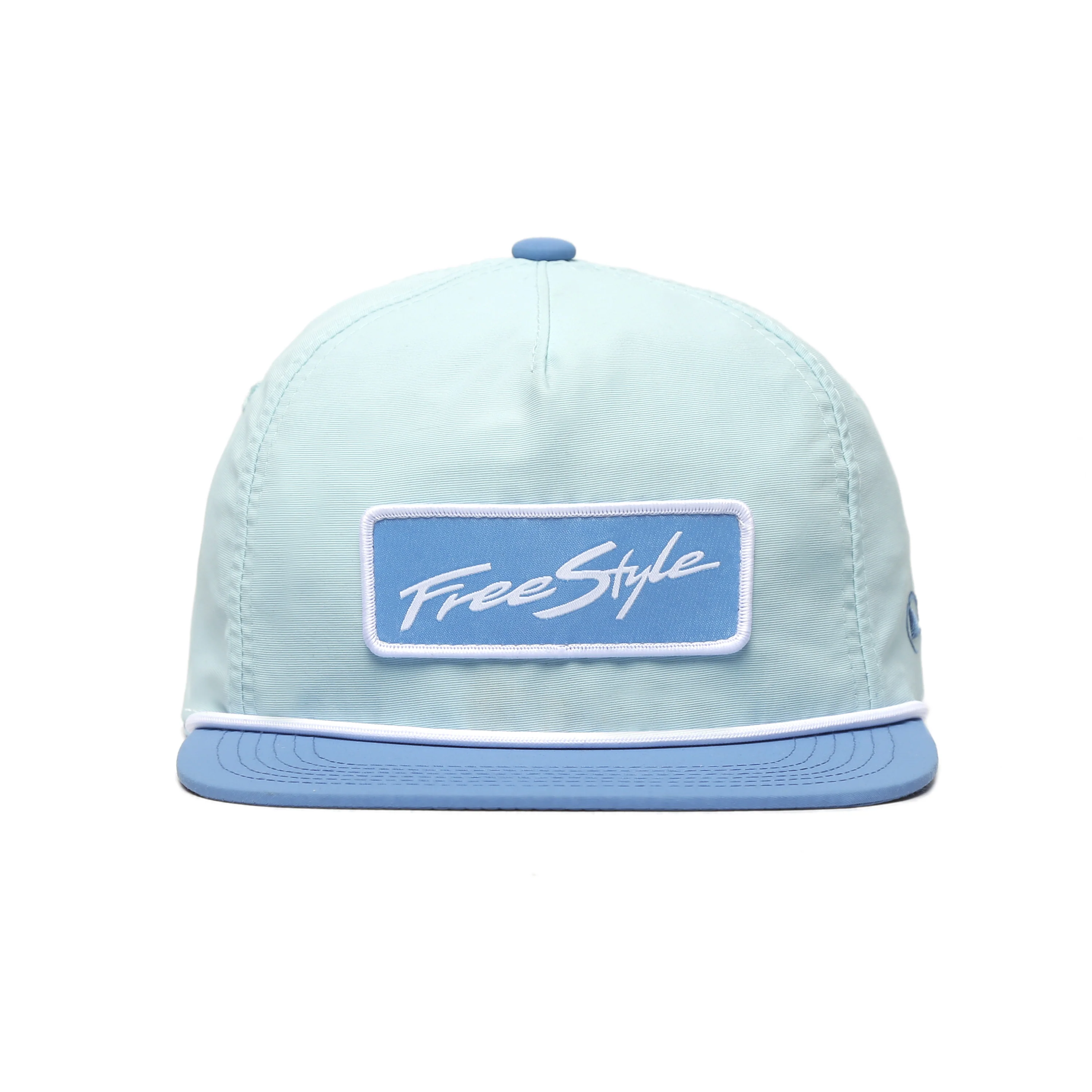 Retro Cutback Snapback Hat Sky - Image 2