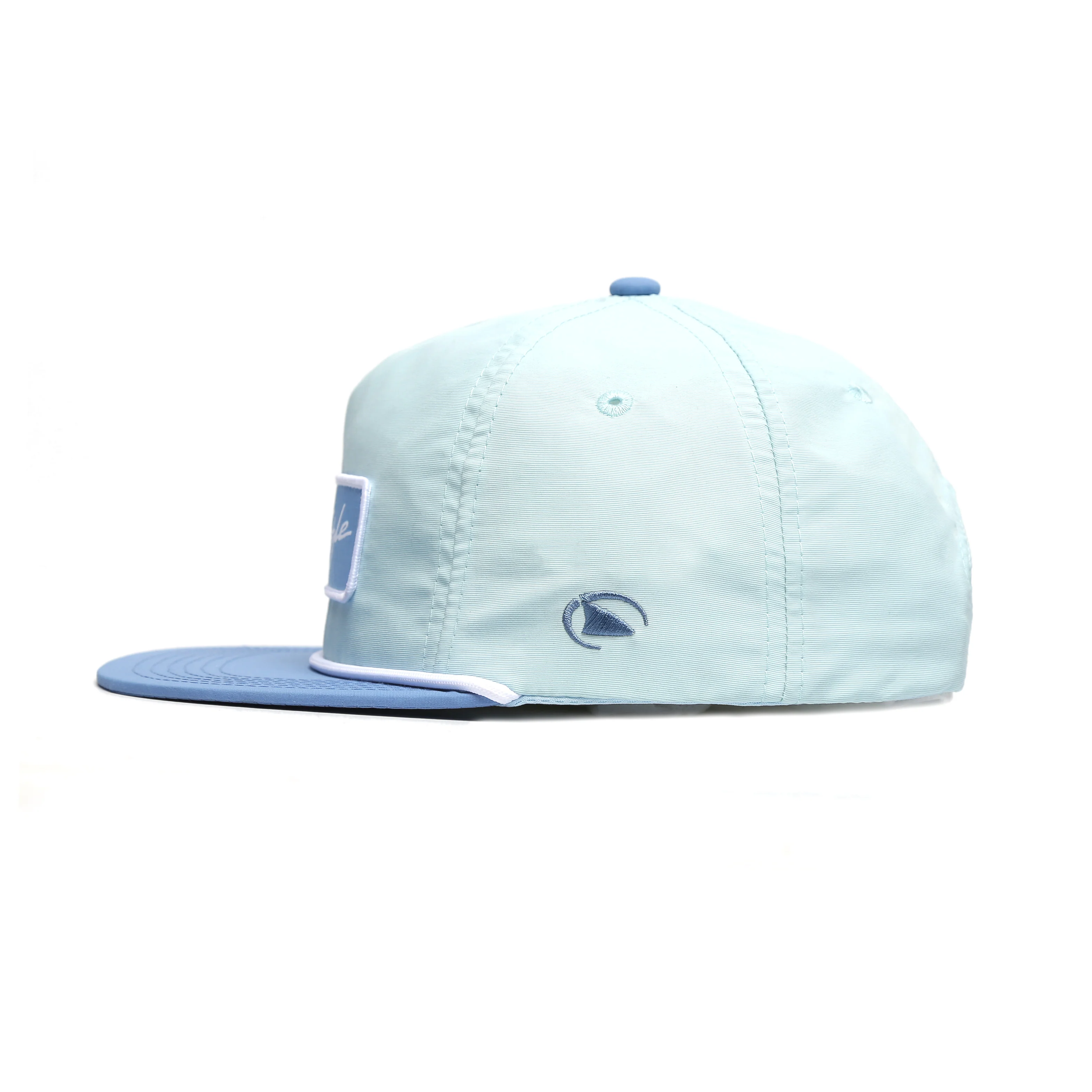 Retro Cutback Snapback Hat Sky - Image 3
