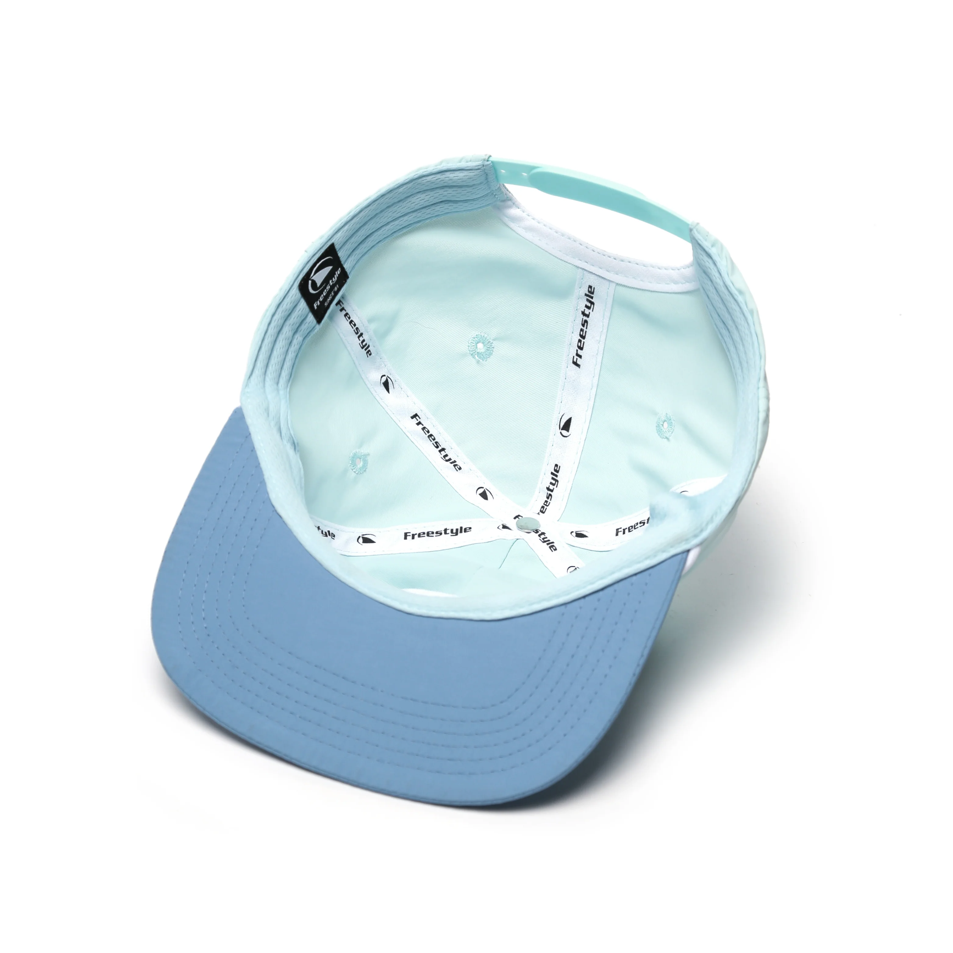 Retro Cutback Snapback Hat Sky - Image 5