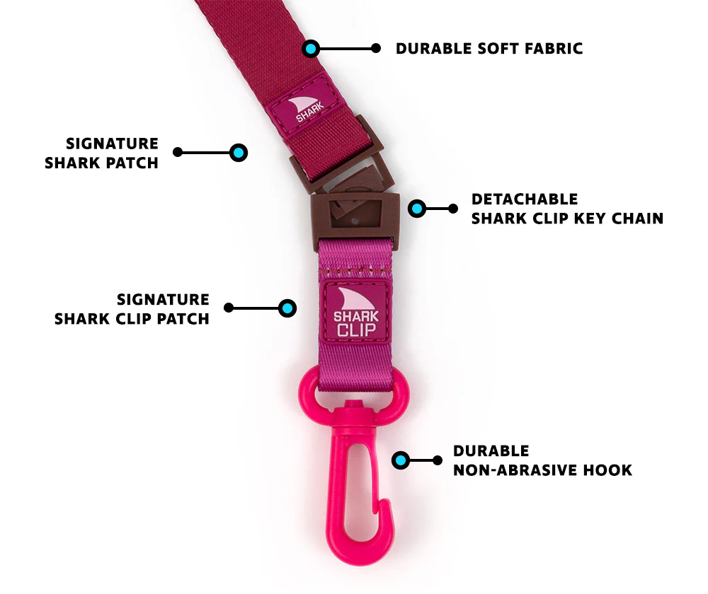 Freestyle Lanyard & Key Chain - Raspberry - Image 4