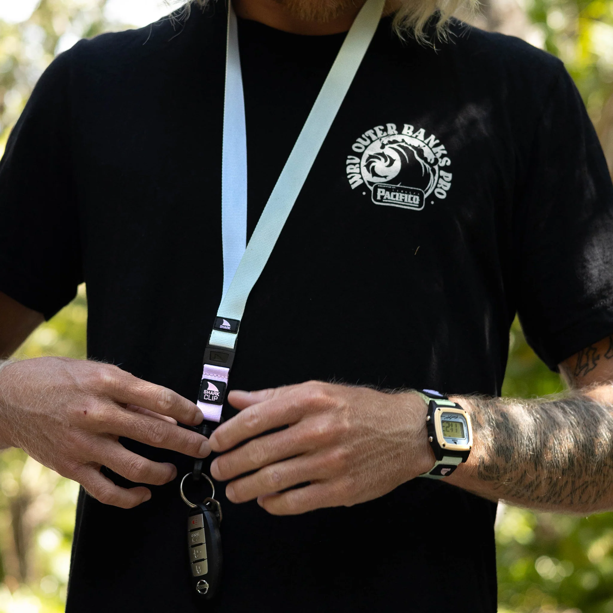 Freestyle Lanyard & Key Chain - Green Tea - Image 3