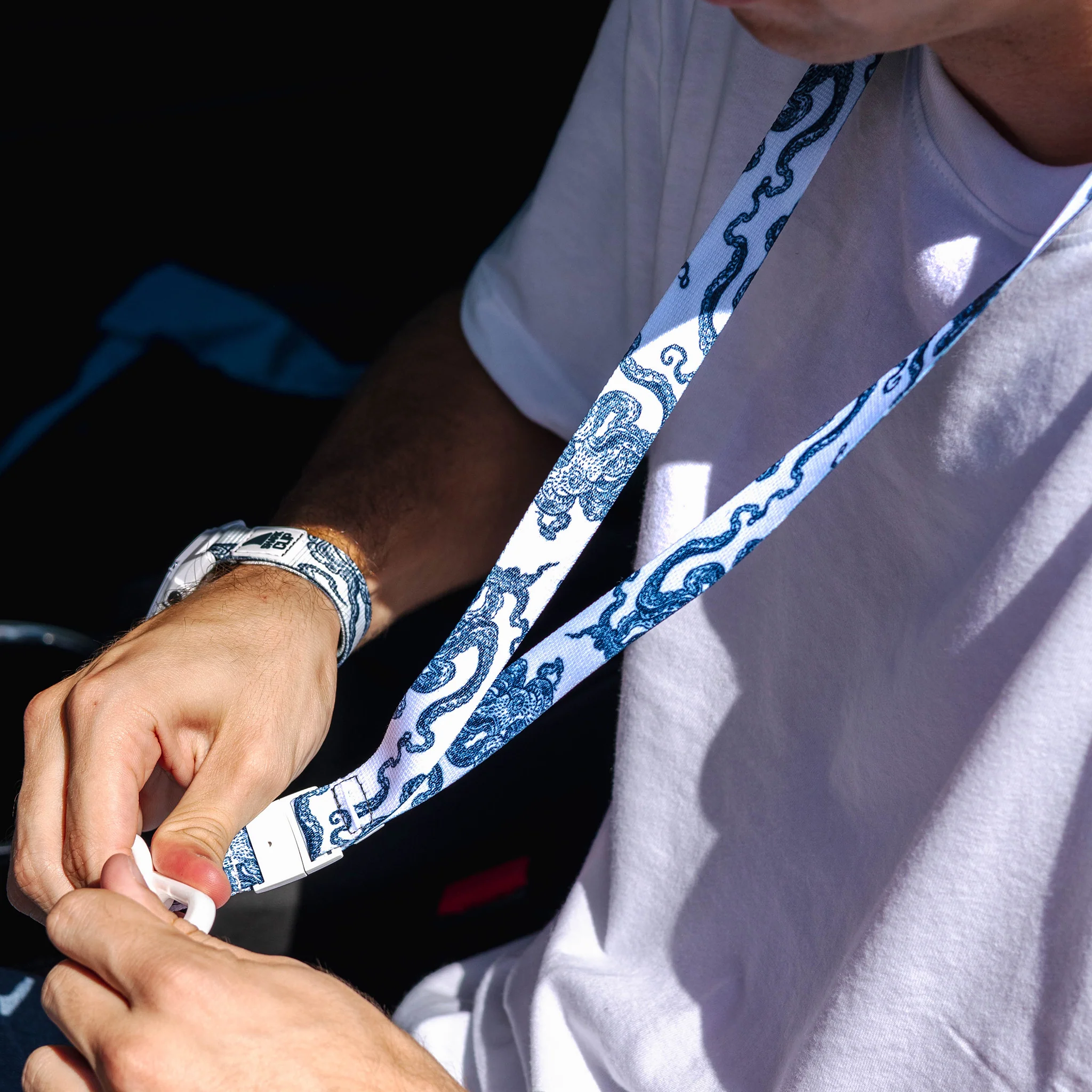 Freestyle Lanyard & Key Chain - Octopus - Image 3