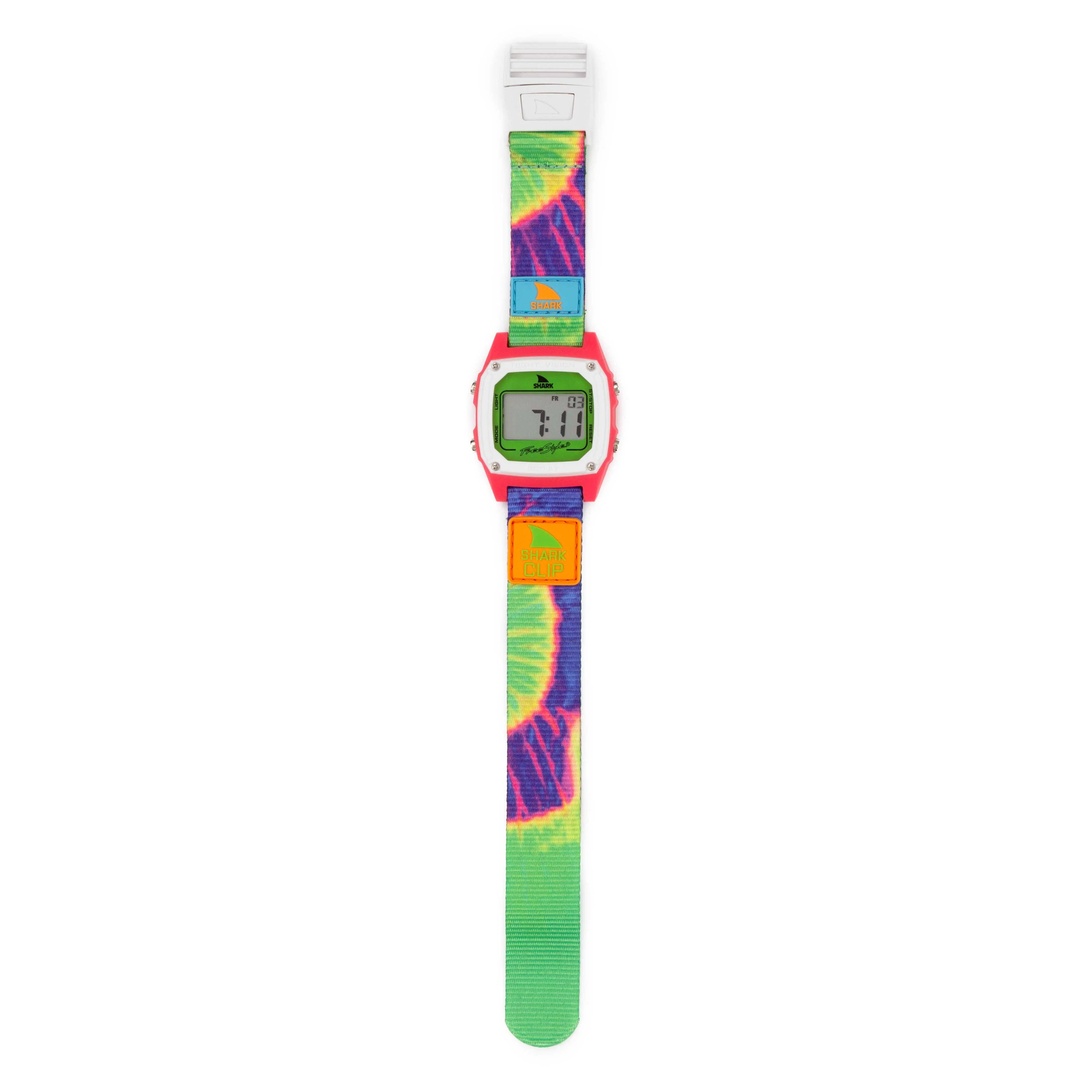 SHARK CLASSIC CLIP TIE DYE GREEN NEON - Image 3
