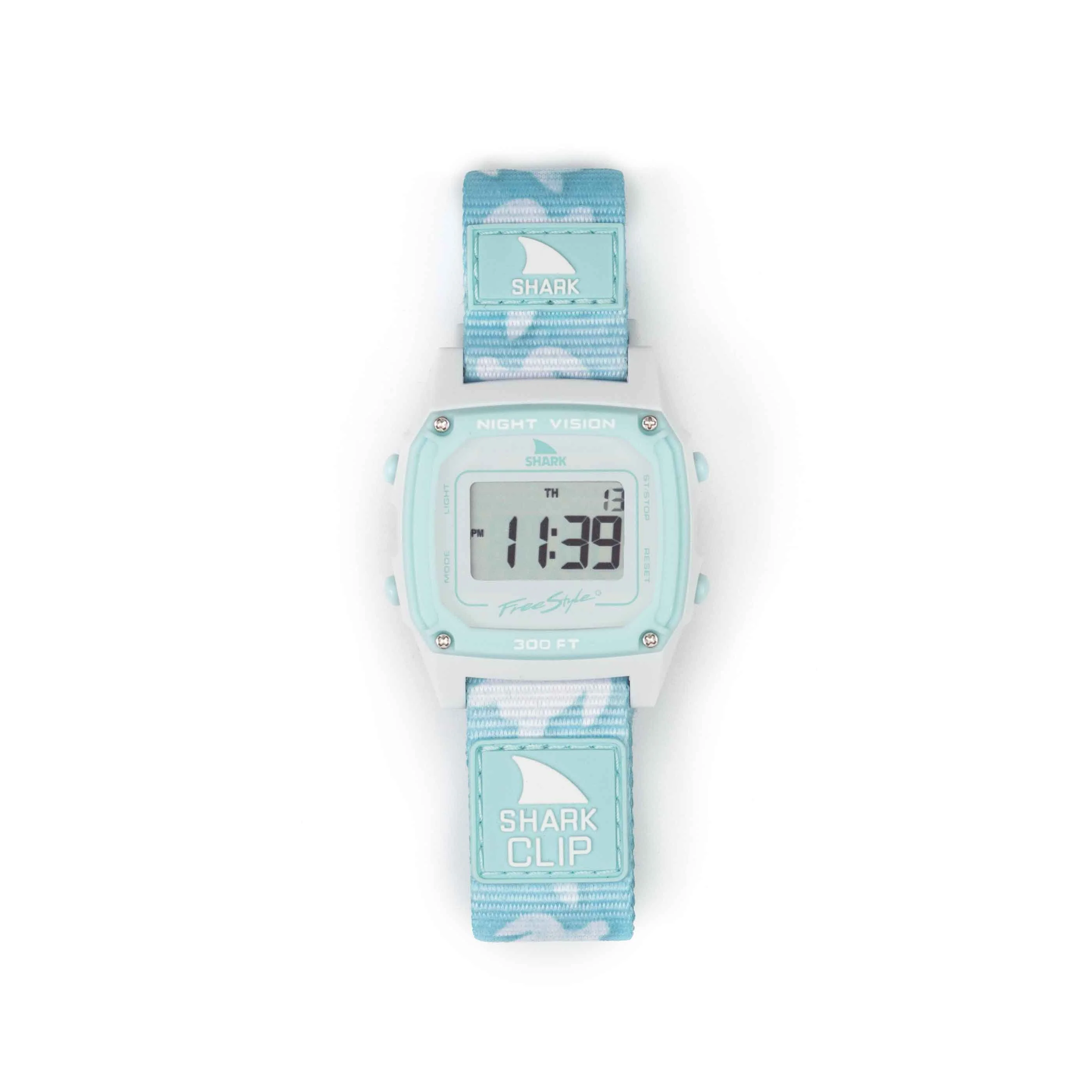 SHARK CLASSIC CLIP TRIPPY TURTLE AQUA - Image 4