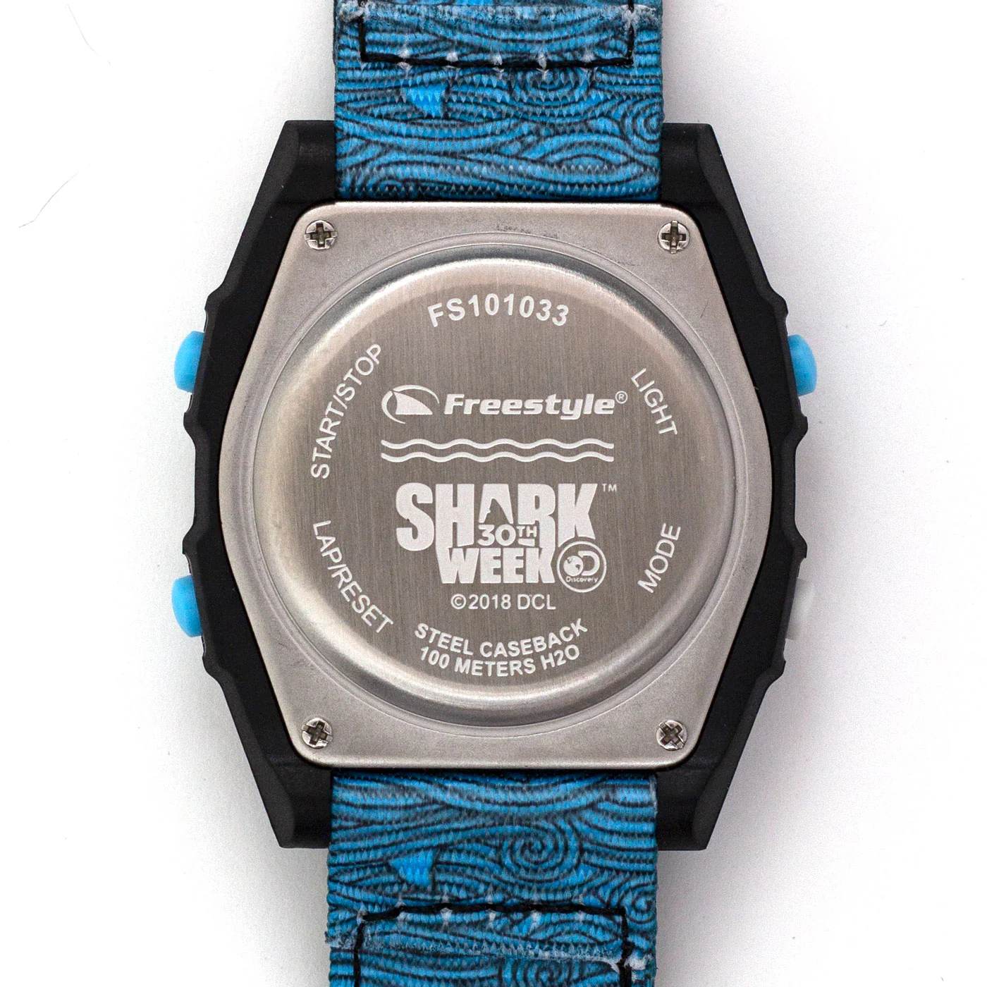SHARK CLASSIC LEASH SHARK WEEK BLUE FIN - Image 4