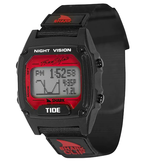 Shark Classic - Strap Kit - Clip - BLACK/RED - Image 2