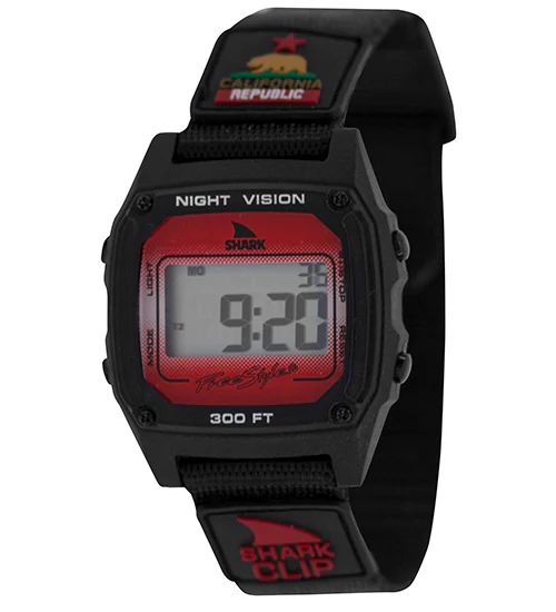 Shark Classic - Strap Kit - Clip - CA REPUBLIC BLACK/RED - Image 2