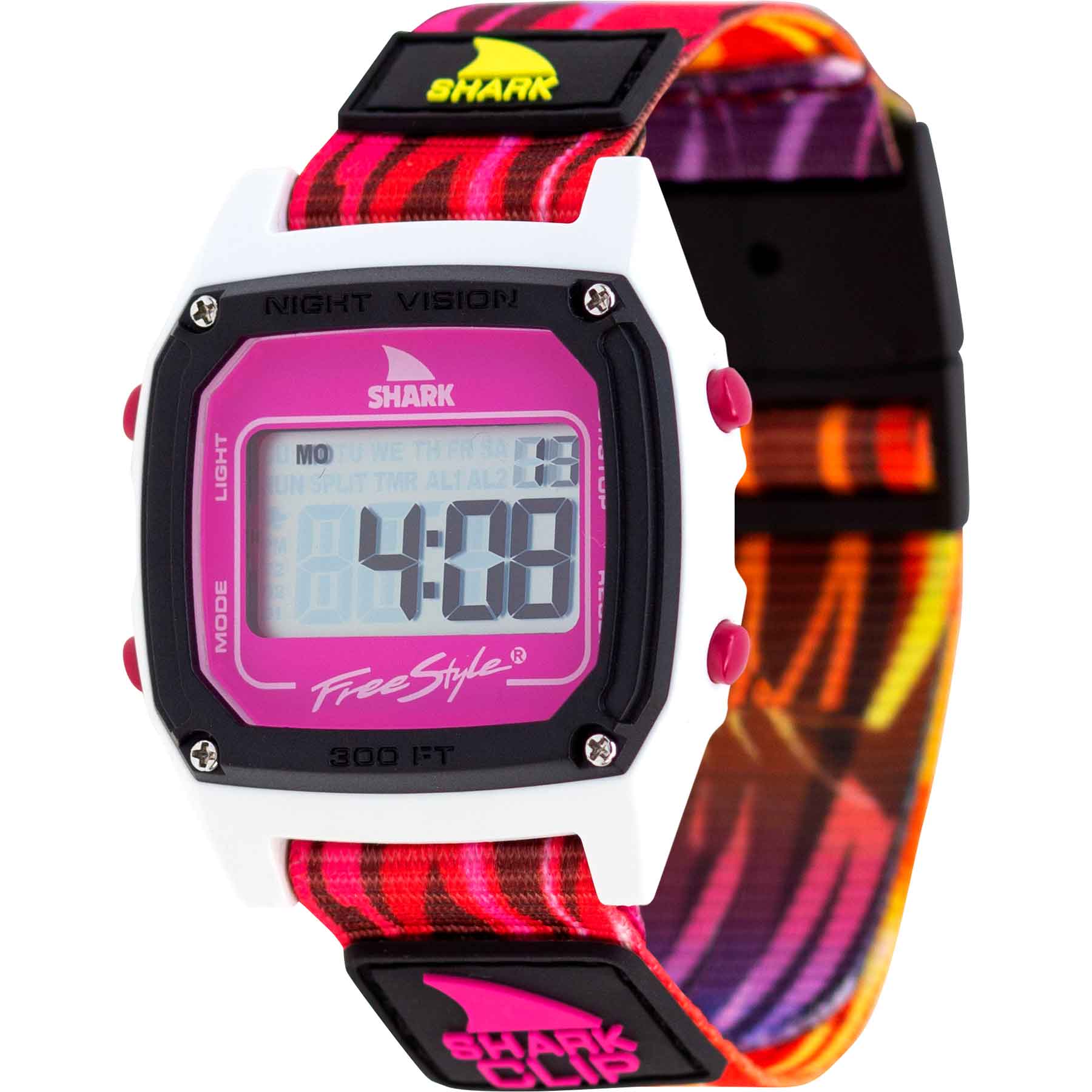 Shark Classic - Strap Kit - Clip - FIRE RED/YELLOW - Image 2