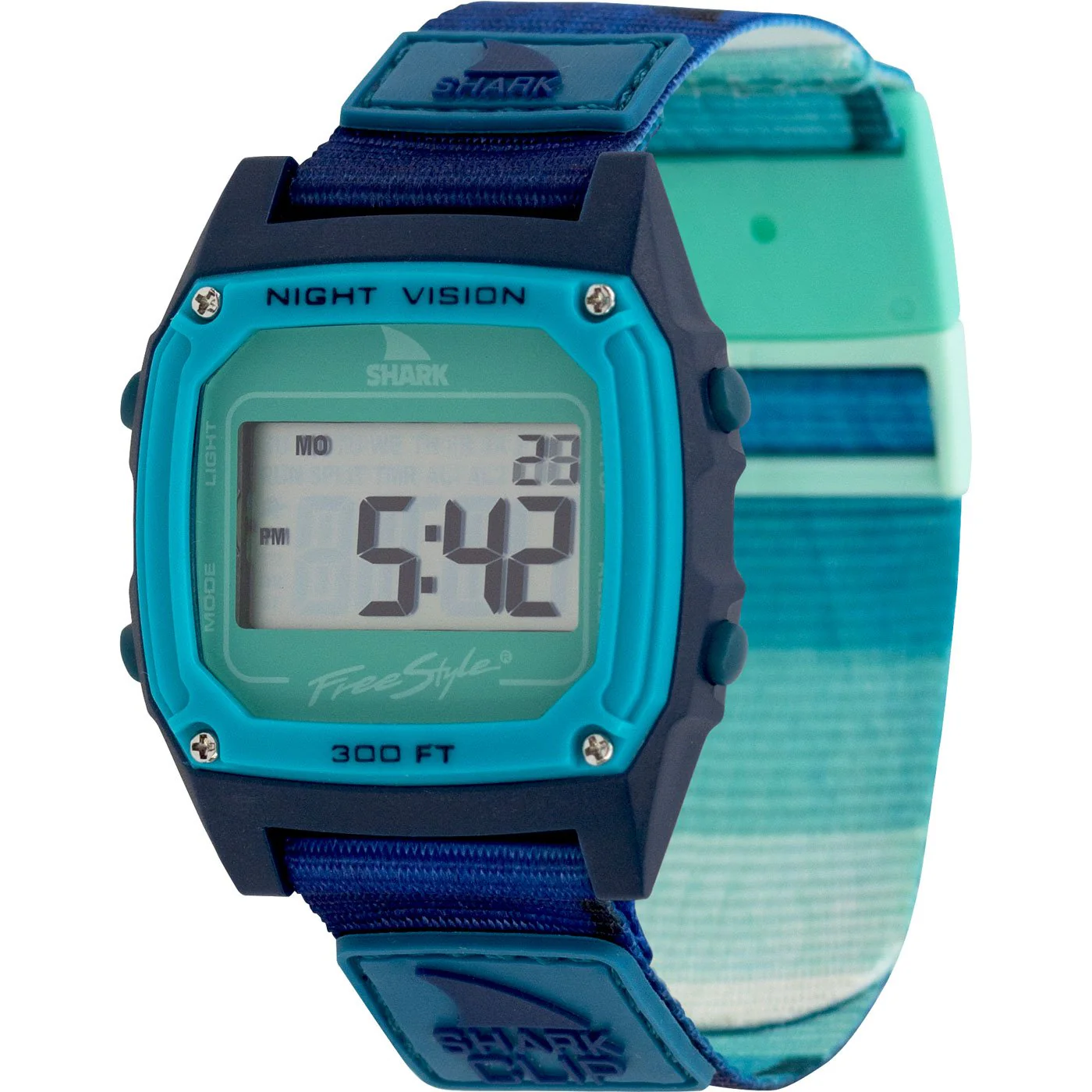 Shark Classic - Strap Kit - Clip - OMBRE FIN TEAL - Image 2