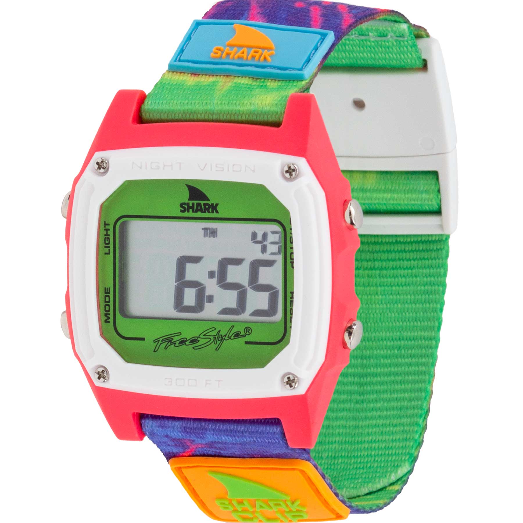 Shark Classic - Strap Kit - Clip - Tie Dye Green Neon - Image 2