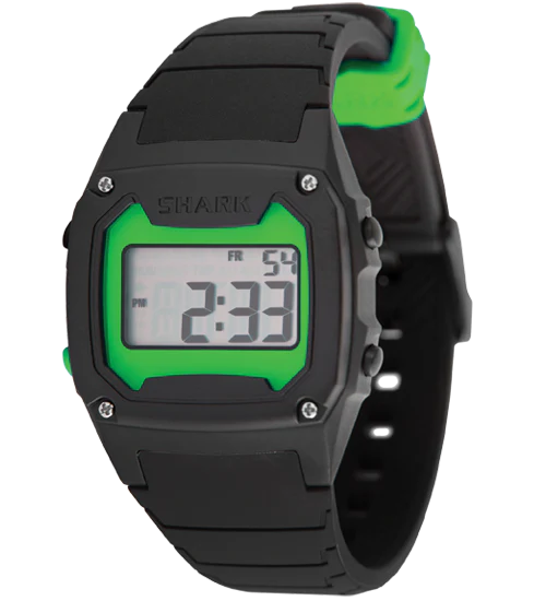 Shark Classic - Strap Kit - Silicone - BLACK/LIME - Image 2