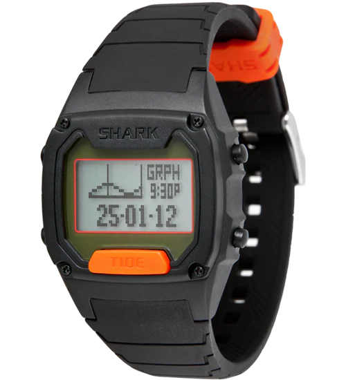 Shark Classic - Strap Kit - Silicone - BLACK/ORANGE - Image 2
