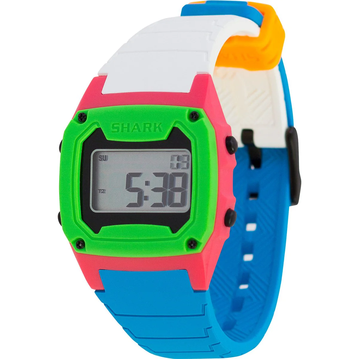 Shark Classic - Strap Kit - Silicone - Since 81 BLACK/NEON - Image 2