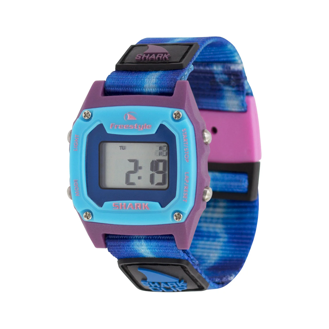 Shark Mini - Strap Kit - Clip - TIE-DYE BLUE SEA - Image 2