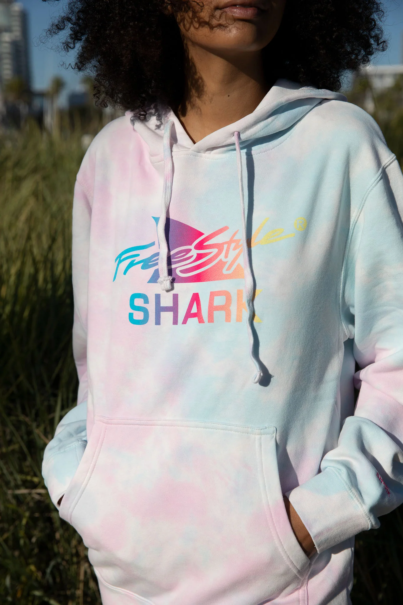 Unisex Cotton Candy Tie Dye Hoodie - Image 3