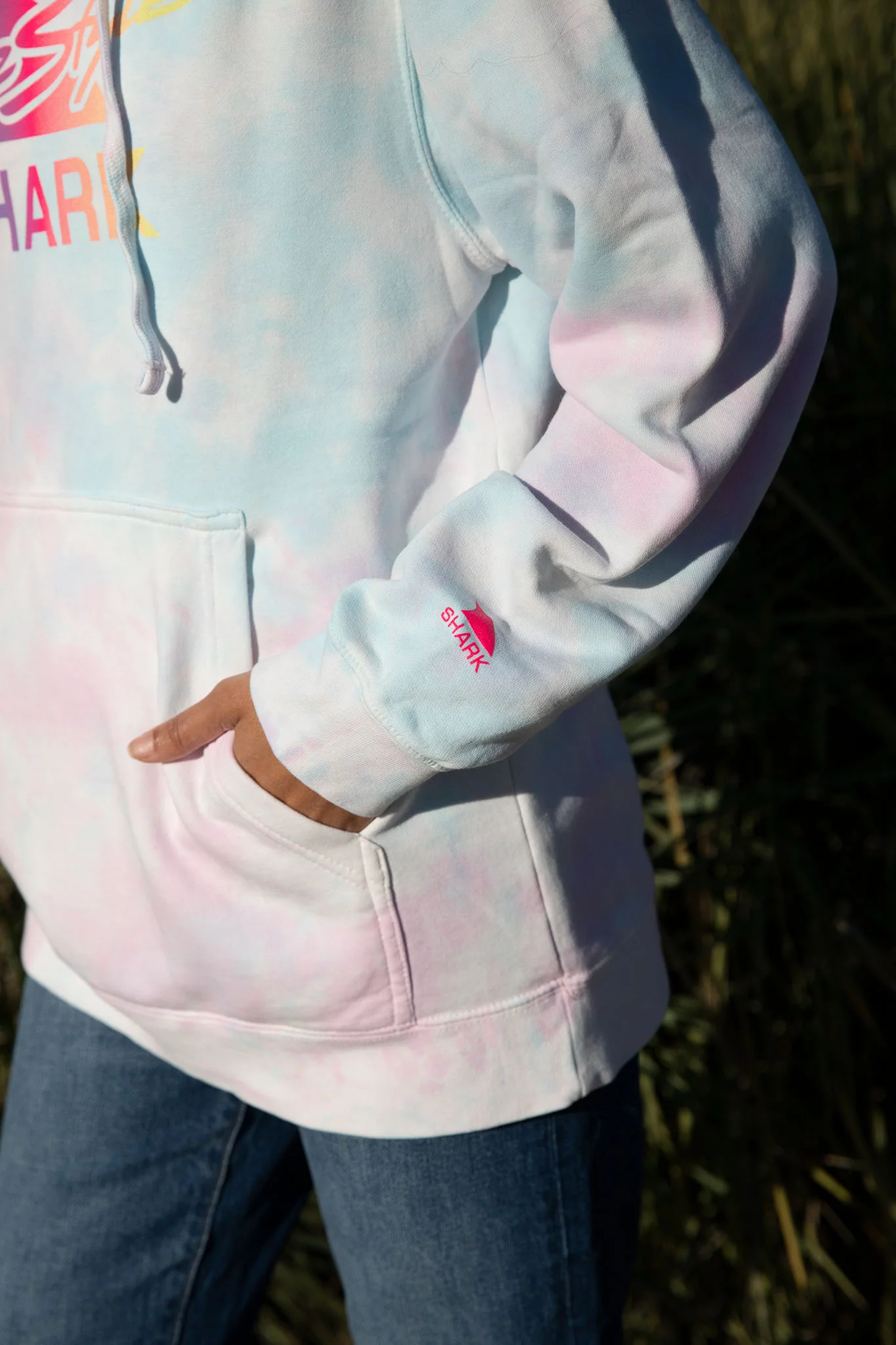 Unisex Cotton Candy Tie Dye Hoodie - Image 4
