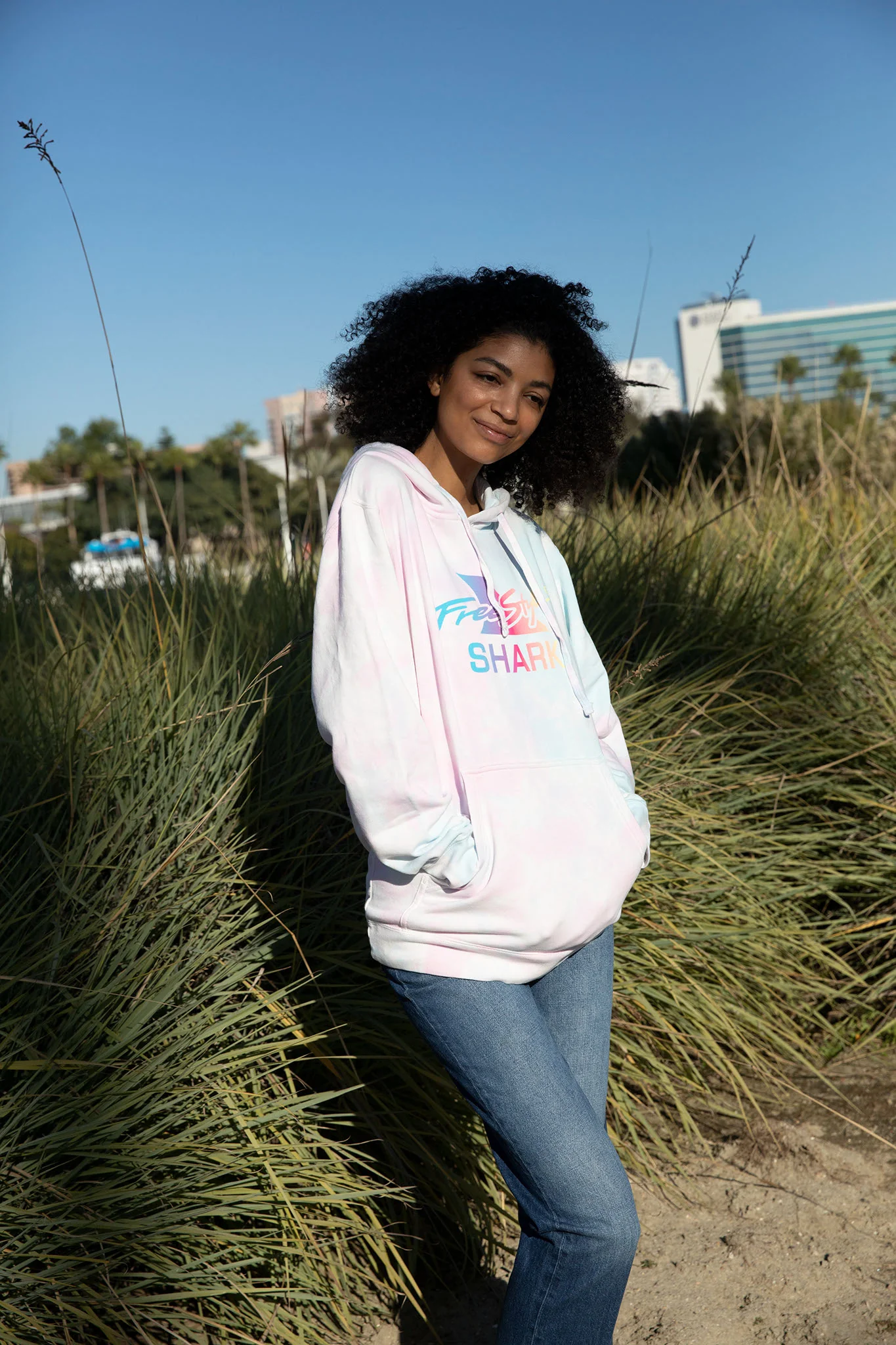 Unisex Cotton Candy Tie Dye Hoodie - Image 5